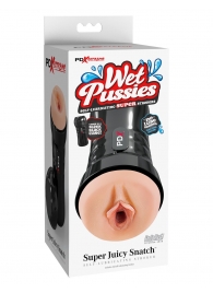 Мастурбатор-вагина в колбе Super Juicy Snatch - Pipedream - в Сургуте купить с доставкой
