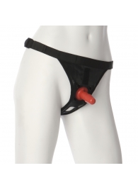 Трусики со штырьком для фиксации насадок Ultra Harness with Plug - Doc Johnson - купить с доставкой в Сургуте