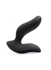Черный вибромассажер простаты 3,5’’ Curve P-spot Massager - 12 см. - Erokay - в Сургуте купить с доставкой