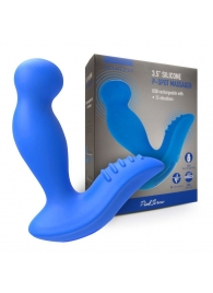 Синий вибромассажер простаты 3,5’’ P-spot Massager - 12,5 см. - Erokay - в Сургуте купить с доставкой