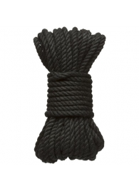 Черная верёвка для связывания и фиксации Bind Tie - 9,14 м. - Doc Johnson - купить с доставкой в Сургуте