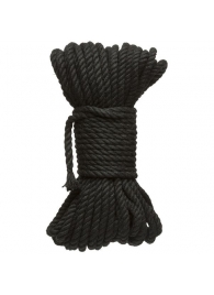Черная верёвка для связывания и фиксации Bind Tie - 15,24 м. - Doc Johnson - купить с доставкой в Сургуте