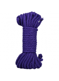 Фиолетовая верёвка для связывания и фиксации Bind Tie - 9,14 м. - Doc Johnson - купить с доставкой в Сургуте