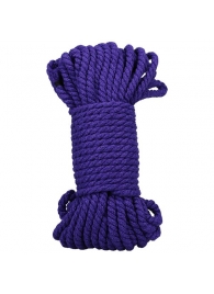 Фиолетовая верёвка для связывания и фиксации Bind Tie - 15,24 м. - Doc Johnson - купить с доставкой в Сургуте