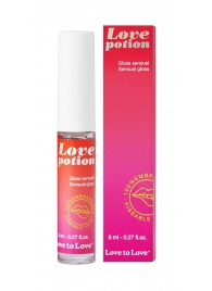 Возбуждающий блеск для губ Love Potion - 8 мл. - Love to Love - купить с доставкой в Сургуте