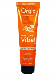 Гель с эффектом вибрации Lube Tube Vibe Low Sex On The Beach - 100 мл. - ORGIE - купить с доставкой в Сургуте
