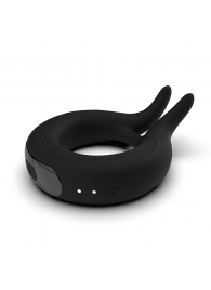 Черное эрекционное кольцо Marry Me Rechargeable Vibrating Cockring - Adrien Lastic - в Сургуте купить с доставкой