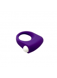 Фиолетовое эрекционное кольцо Puggle Vibrating Ring with Bullet - Adrien Lastic - в Сургуте купить с доставкой