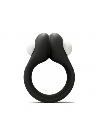 Черное эрекционное кольцо Zippy Vibrating Ring With Bullet - Adrien Lastic - в Сургуте купить с доставкой