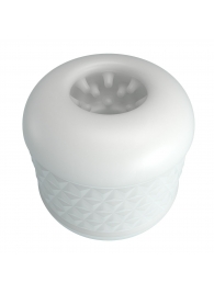 Белый сквозной мастурбатор Crystle - Baile - в Сургуте купить с доставкой