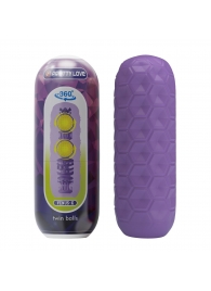 Фиолетовый мастурбатор Venus-X Twin balls - Baile - в Сургуте купить с доставкой