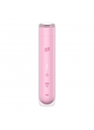 Розовый вакуумный стимулятор First Kiss - Satisfyer