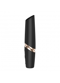 Черный вакуумный стимулятор Perfect Kiss - Satisfyer