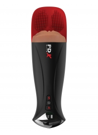 Мастурбатор-вагина в колбе с вибрацией Fuck-O-Matic Pro XL - Pipedream - в Сургуте купить с доставкой