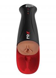 Мастурбатор-вагина в колбе с вибрацией Fuck-O-Matic Pro XL - Pipedream - в Сургуте купить с доставкой
