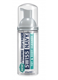 Очищающая пенка для игрушек и тела Toy   Body Cleaner Foamer - 47 мл. - Swiss navy - купить с доставкой в Сургуте
