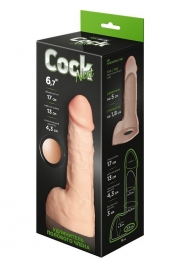 Телесный фаллоудлинитель с мошонкой Cock Next - 17 см. - LOVETOY (А-Полимер) - в Сургуте купить с доставкой
