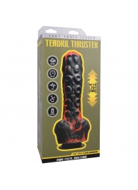 Черно-красная мини-машина на присоске Tendril Thruster - 21,6 см. - Doc Johnson - купить с доставкой в Сургуте