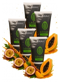 Набор из 5 съедобных лубрикантов JUJU со вкусом тропических фруктов - JuJu - купить с доставкой в Сургуте