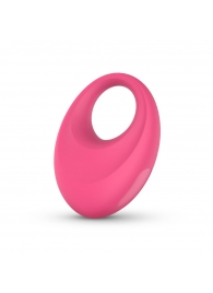 Розовое интерактивное эрекционное виброкольцо Leo - Easy toys - в Сургуте купить с доставкой