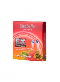 Стимулирующая насадка Sitabella Extender  Клубника - Sitabella - купить с доставкой в Сургуте