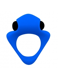 Синее эрекционное кольцо Wooomy Tribeс с вибрацией - Adrien Lastic - в Сургуте купить с доставкой