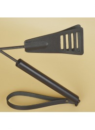 Черный кожаный стек «Сириус» - 60 см. - Sitabella - купить с доставкой в Сургуте