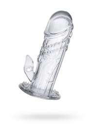 Прозрачная насадка на пенис Uco - 13 см. - A-toys - в Сургуте купить с доставкой