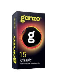 Классические презервативы с обильной смазкой Ganzo Classic - 15 шт. - Ganzo - купить с доставкой в Сургуте