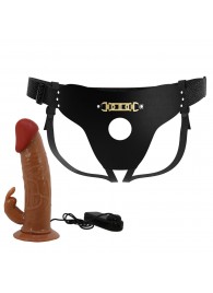 Мужской полый страпон с вибрацией Marion - Baile - купить с доставкой в Сургуте