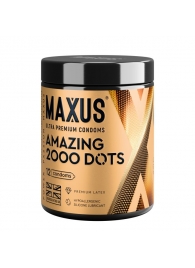 Точечные презервативы MAXUS 2000 Amazing Dots с железным кейсом - 12 шт. - Maxus - купить с доставкой в Сургуте