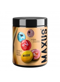 Точечные презервативы MAXUS 2000 Amazing Dots с железным кейсом - 15 шт. - Maxus - купить с доставкой в Сургуте