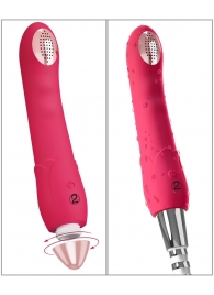 Малиновая насадка на душ с вибрацией Showers to orgasm - 20,1 см. - Orion - купить с доставкой в Сургуте