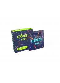 Светящиеся в темноте презервативы Expert Neon - 3 шт. - Expert - купить с доставкой в Сургуте