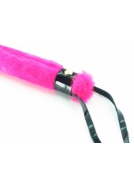 Нежная плеть с розовым мехом BDSM Light - 43 см. - БДСМ Арсенал - купить с доставкой в Сургуте