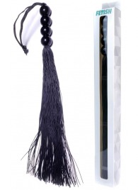 Черная силиконовая плеть - 37 см. - Boys of Toys - купить с доставкой в Сургуте