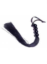 Черная силиконовая плеть - 37 см. - Boys of Toys - купить с доставкой в Сургуте