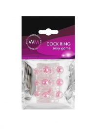 Прозрачная сквозная насадка на пенис с цветными шариками - Erowoman-Eroman - в Сургуте купить с доставкой