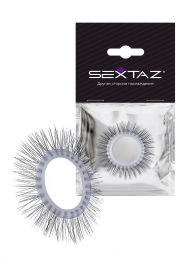 Круглое эрекционное кольцо с «ресничками» - Sextaz - в Сургуте купить с доставкой