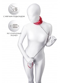 Красный ошейник с подкладкой из меха - ToyFa - купить с доставкой в Сургуте