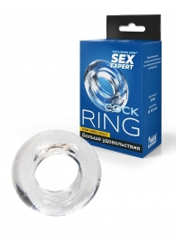 Прозрачное эрекционное кольцо-бублик - Sex Expert - в Сургуте купить с доставкой