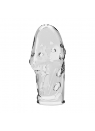 Прозрачная насадка на пенис Booker - 8 см. - Baile - в Сургуте купить с доставкой