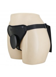 Черные трусики харнесс с платформой Caludio I - Baile - купить с доставкой в Сургуте