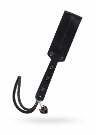 Черный кожаный пэддл - 32 см. - Pecado - купить с доставкой в Сургуте