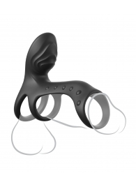 Черная насадка на пенис Ultimate Couples Cage Pro - Pipedream - в Сургуте купить с доставкой