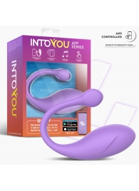 Сиреневое интерактивное виброяйцо Bulby - Intoyou