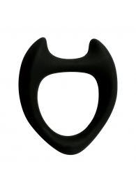 Черное эрекционное кольцо с рожками Wooomy Toro M - Adrien Lastic - в Сургуте купить с доставкой
