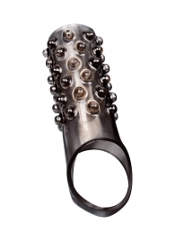 Дымчатая насадка на пенис с выпуклостями - 12 см. - Sex Expert - в Сургуте купить с доставкой