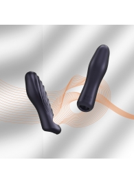 Сливовая силиконовая насадка на пенис с подхватом Manwan Ryzer - Manwan - в Сургуте купить с доставкой