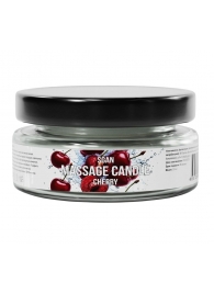 Массажная свеча «Спелая вишня» - 50 мл. - SGAN - купить с доставкой в Сургуте